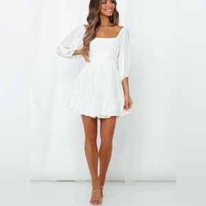 Hello Molly This Is Espionage Dress White XS Mini Dress Like New